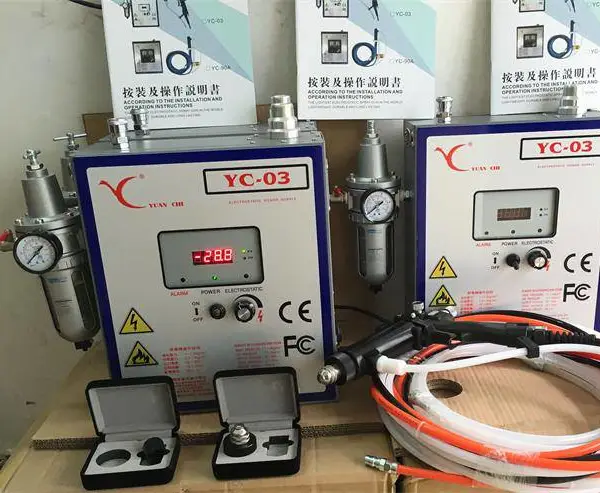 水、油通用型静电喷漆枪YC-90元麒水性静电喷枪静电喷漆枪