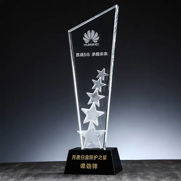 摄影大赛奖杯作 水晶退休奖牌 型号 362 设计风格 简约