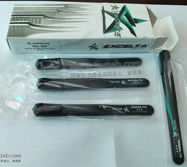 美国Excelta 15A-GW剪切镊子医疗器械细线不锈钢镍钛丝修丝切割高硬度刀刃