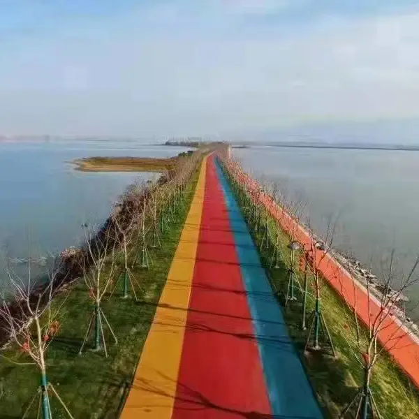 贵阳路面改色工程 贵州地坪改色施工 专业团队提供施工方案