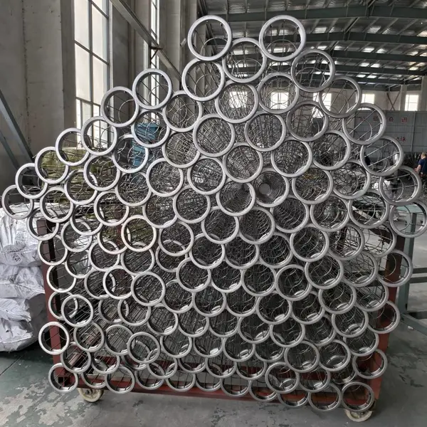 【鑫泉环保材料】盐城316L不锈钢袋笼 褶皱式除尘骨架支持非标定制
