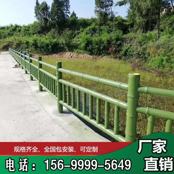 衡连水泥仿木护栏 河道喷漆园艺景观围栏 公园河边仿木纹护栏 混凝土仿木栏杆
