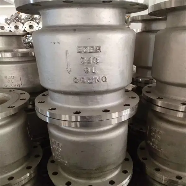 H42W-100P-DN80止回阀H42W-16不锈钢CF8工业管道法兰立式截止阀 DN80 DN1