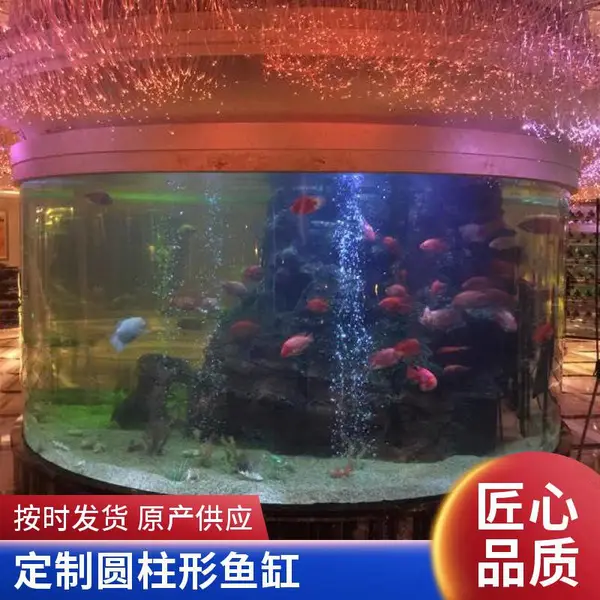 秦海水景 定制亚克力鱼缸 精湛防水密封工艺 适用于观赏海鲜文旅景观
