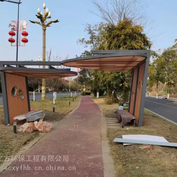 xyf-345景观廊架 花园廊架 不锈钢金属树桩穹顶生产定制厂家