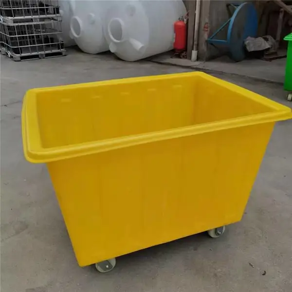 【广州 K450L 带轮子塑料方箱 塑胶周转箱 pe桶】批发