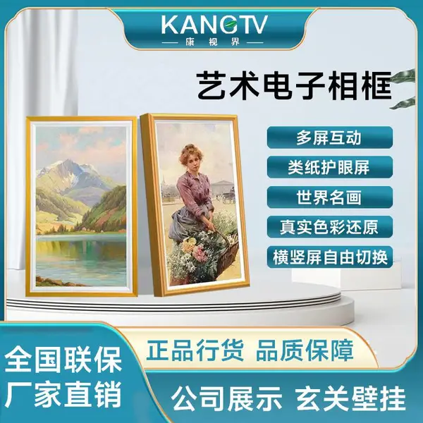 康视界 京东方BOE画屏32寸P1S2类纸屏电子数码相框册显示器装饰