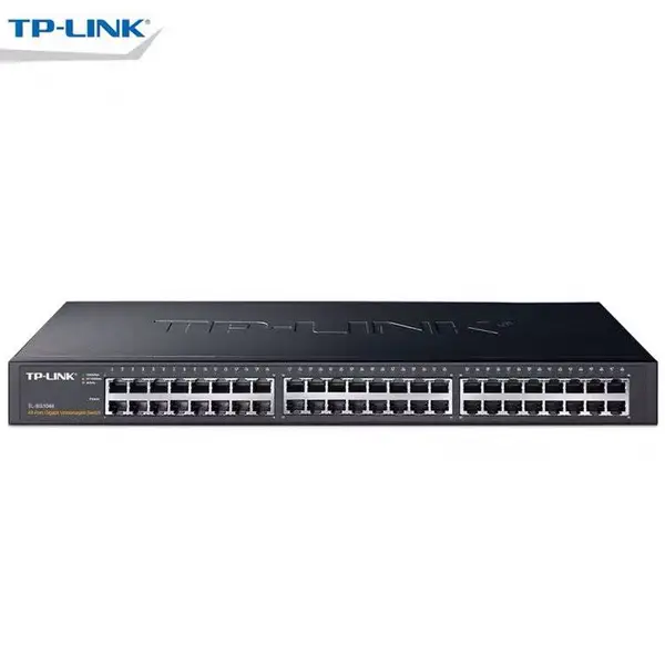 TP-LINK网络交换机48口SG2048全千兆交换机铁壳机架式TL-SG1048