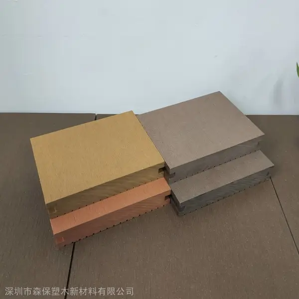 100*20实心塑木地板户外园林公园椅凳坐凳实心条