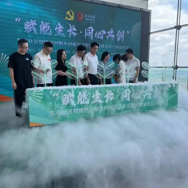 干冰仪式树 发财树 能量启动树 发财树启动,干冰小树苗,庆典干冰升降启动台