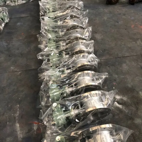 气动法兰不锈钢蝶阀D643W/H/Y型号