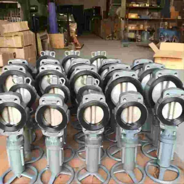 阀门制造船用对夹式中心型螺旋手动蝶阀GB/T3036