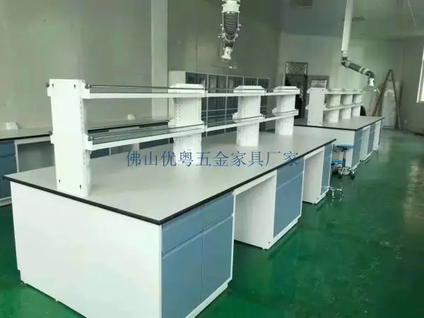 顺德化验通风柜全钢实验台通风柜边台实验台定制化学实验室合成架工厂
