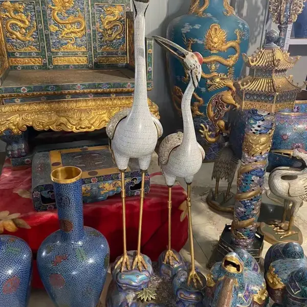 景泰蓝工厂 景泰蓝厂家 景泰蓝加工 景泰蓝工艺品 景泰蓝铜胎掐丝珐琅工艺品香炉、大象,神兽,家具现货