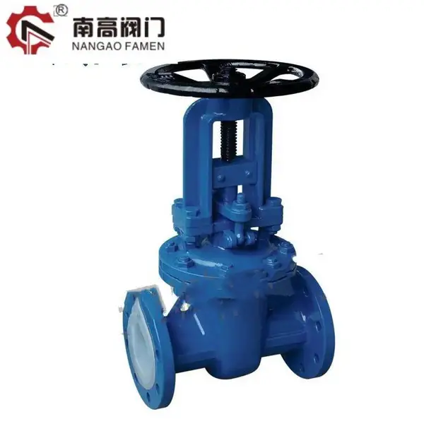 Z41F46-25C衬氟闸阀 铸钢材质法兰手动闸阀 耐腐蚀结构简单