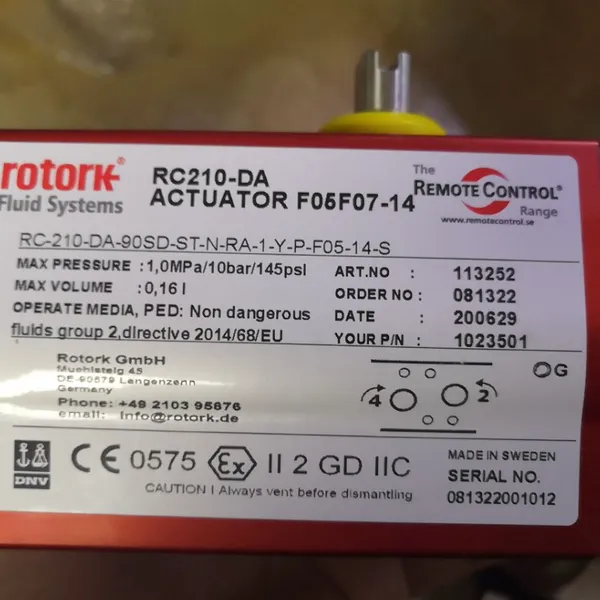 供应 REMOTE CONTROL 气缸 PA-RC-210-DA