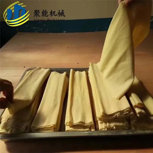 咸阳自动豆腐皮机生产线 全自动豆腐皮加工机器 加工豆制品设备