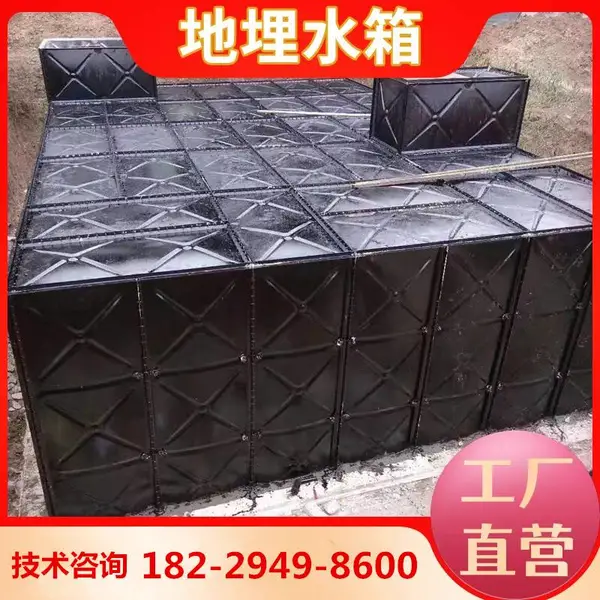 忻州神池县消防工程地埋式一体化泵站 BDF装配式热镀锌不锈钢水箱
