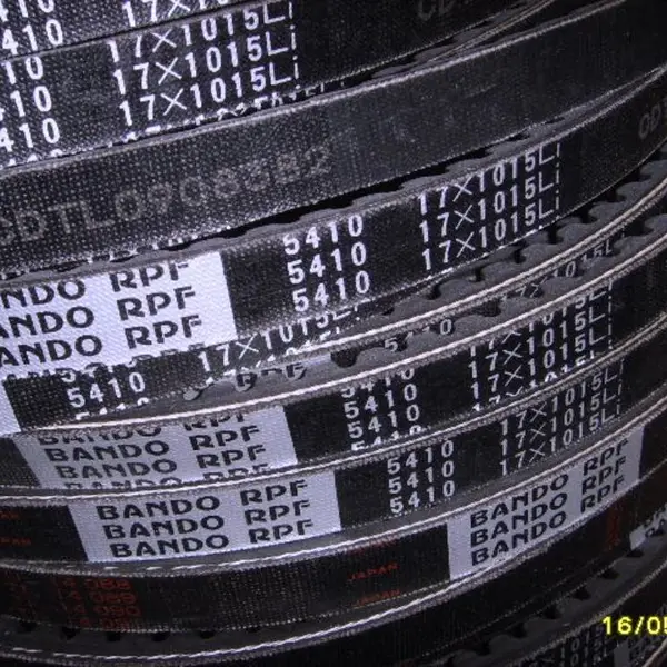日本BANDO阪东汽车皮带RPF5410/17*1015Li收割机三角带