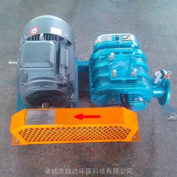 罗茨鼓风机 污水处理曝气机 越达环保 水产养殖增氧设备