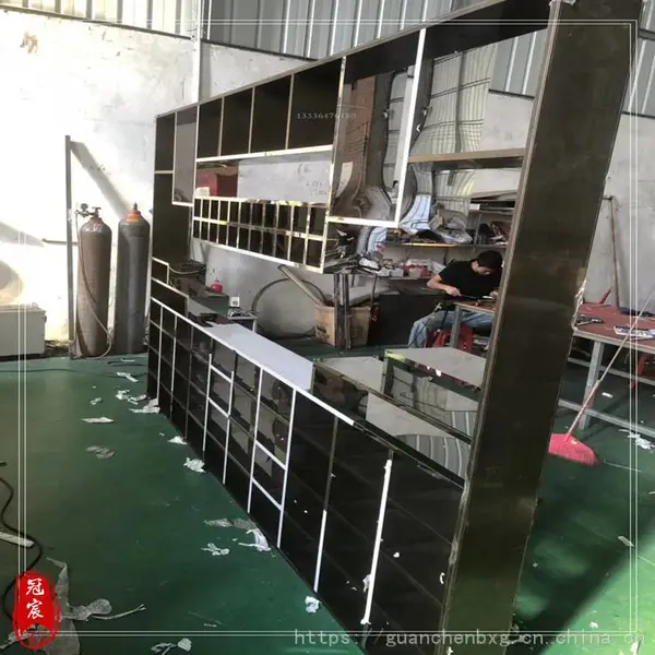 定制整体不锈钢橱柜带脚可移动现代酒店专用厨房吊柜金属厂家
