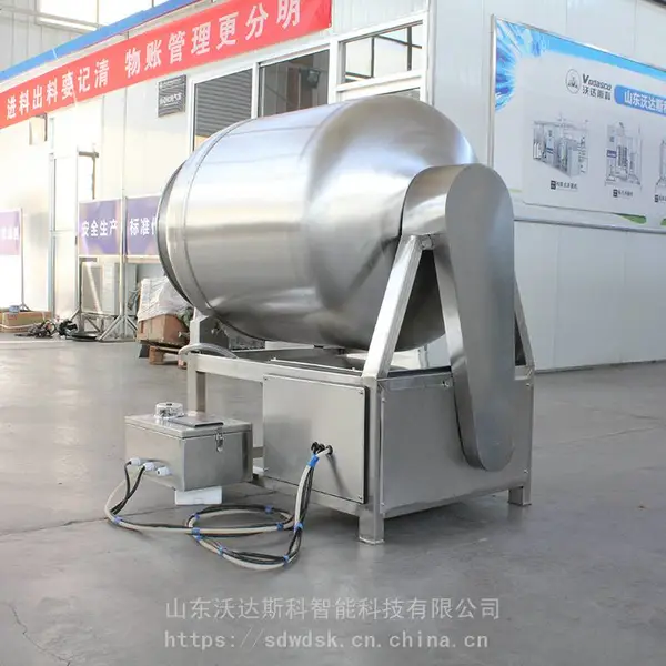 供应变频旋转滚揉机 速冻调味品腌制设备 黄瓜酱菜腌渍机器