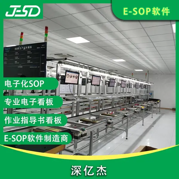 深亿杰 电子看板工业esop电子作业指导书 ESOP管理系统
