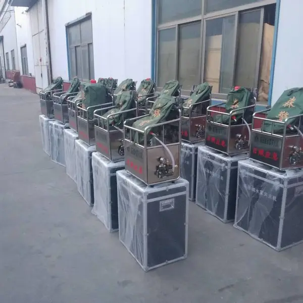 高压细水雾灭火机 全铝合金喷头灭火 铝合金包装箱 三节伸缩