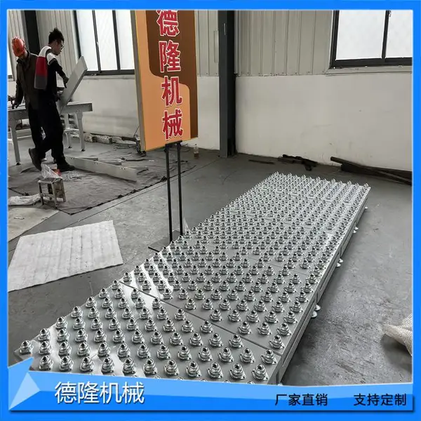 仓库打包万向球输送机板材滚珠传送平台不锈钢牛眼接驳生产线定制