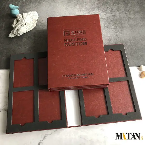 高端色卡样册定做 厂家专业制作板材门窗铝板样品展示册