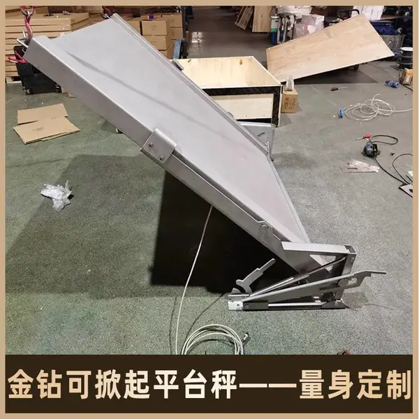 台面可翻转地磅秤 防水不锈钢平台秤 苏州金钻