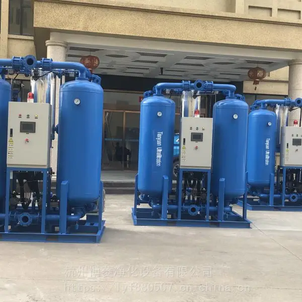 博菱 45立方鼓风热余热再生吸附器 零损耗净化设备稳定露点温度