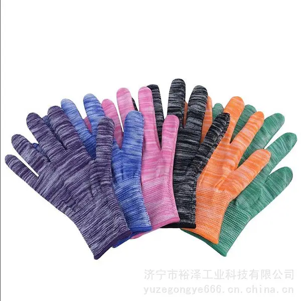 纱线手套 加厚棉线尼龙工作手套 耐磨加厚防滑透气 劳保手套