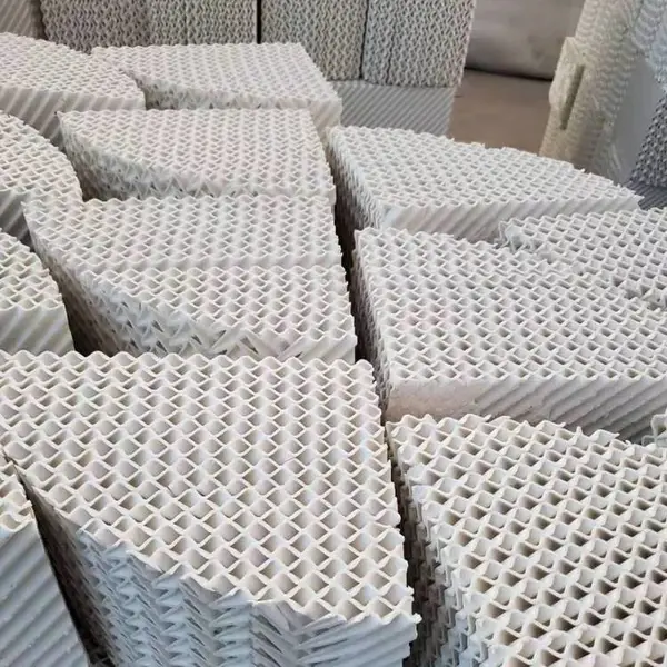 供应精馏塔 吸收塔 高效陶瓷波纹填料,品牌:东浩