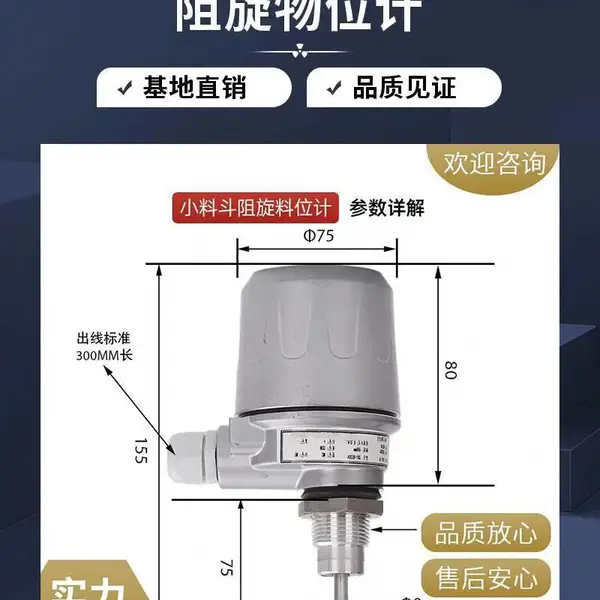 星锐SR3-10S-300阻旋式料位开关耐温200度控制器水泥仓