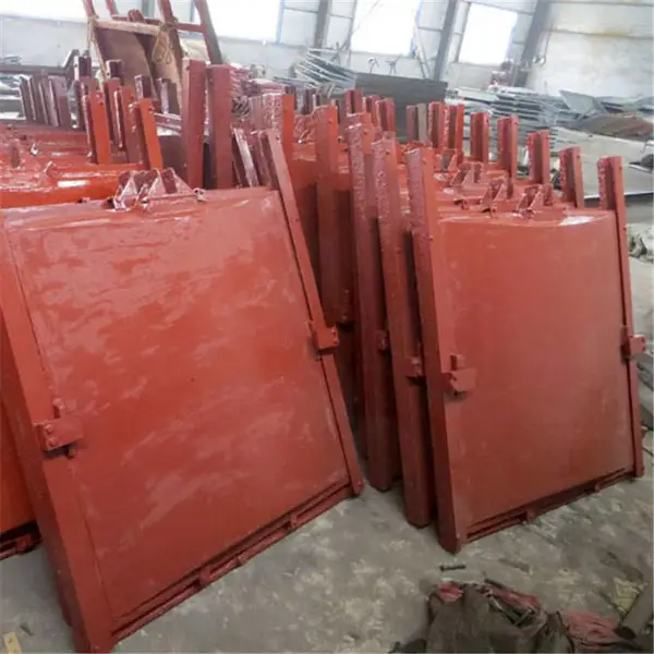 丰台区SYZ铸铁镶铜圆闸门Ф700mm(配手电两用启闭机)