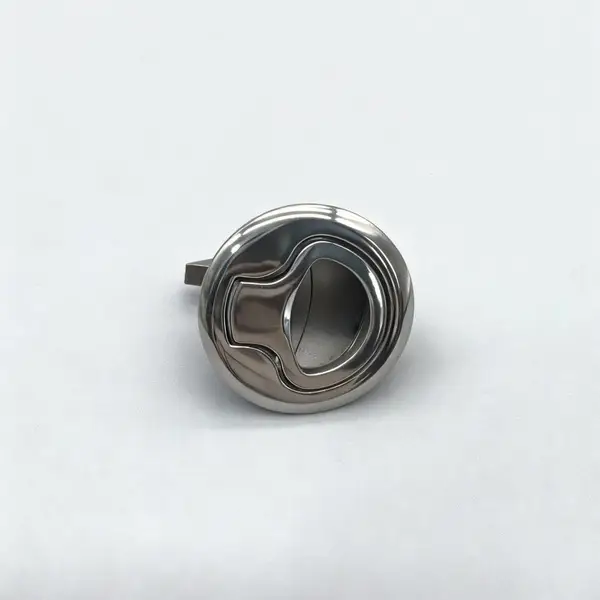 威道金属304/316船舶锁不锈钢拉紧锁嵌入式拉锁739-3面板锁内嵌式拉手锁开关柜锁配电箱控制柜锁 暗门锁