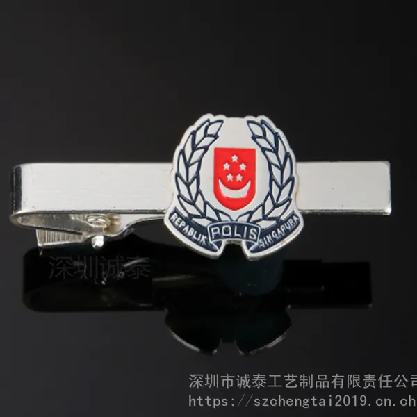 广州金色领带夹,电镀烤漆晚会商务礼品,金属领带夹厂