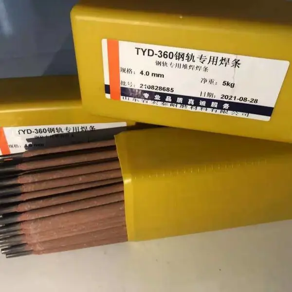小金号 TYD-360钢轨对接补焊堆焊TYD-380焊条焊丝
