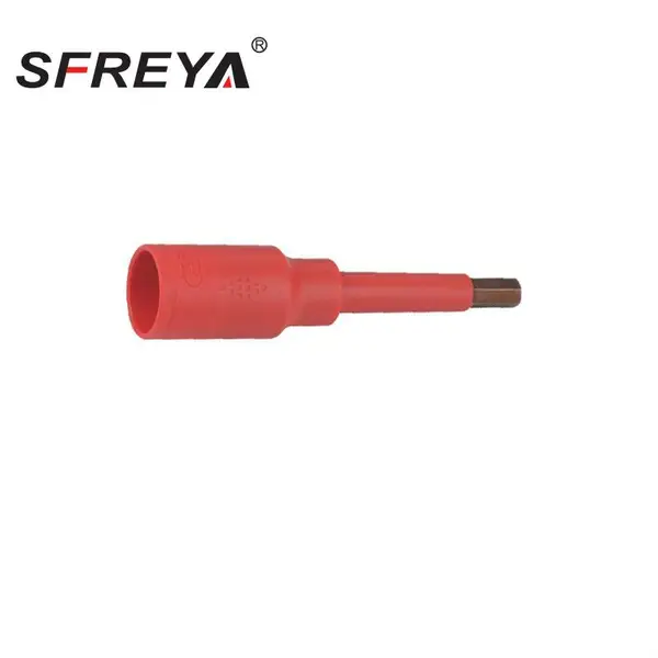 SFREYA1/2绝缘公制旋具套筒 绝缘耐压旋具 绝缘批头S650-10