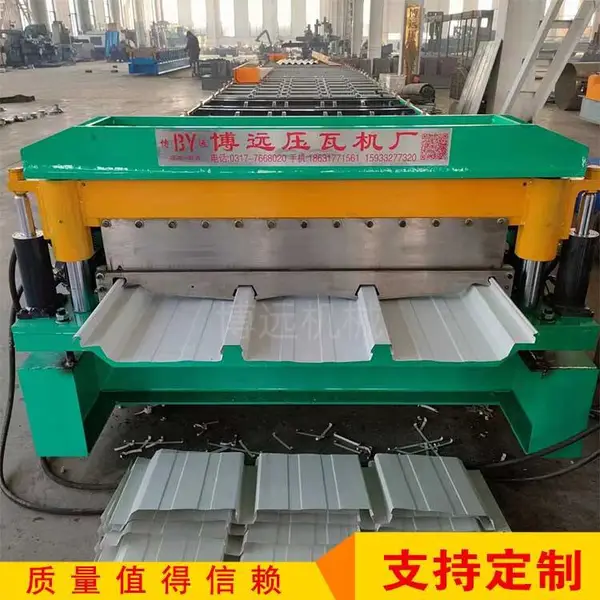 YX80-387-1162型光伏压瓦机 彩钢光伏板压瓦机 光伏瓦设备厂家