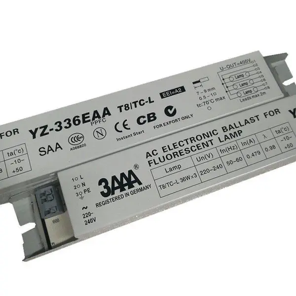 3AAA电子镇流器YZ-136EAA T8荧光灯管电子火牛