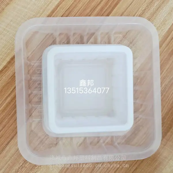 豆腐鸭货小龙虾锁鲜盒 周黑鸭锁鲜装 方形保鲜盒 源头生产厂家