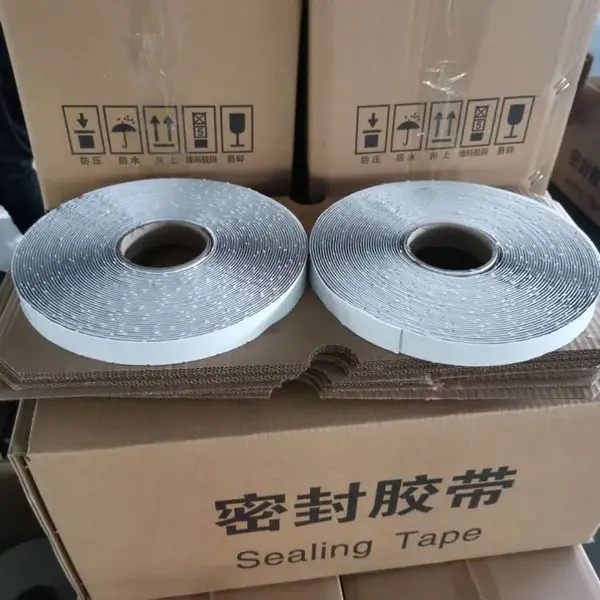 金属屋面板彩钢瓦搭接幕墙板用防水丁基双面胶带颜色灰色和黑色厚度1.0 2.0