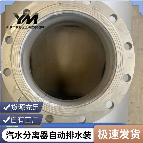 卧式自动汽水分离器DN80 全自动排水 不锈钢 蒸汽管道除水