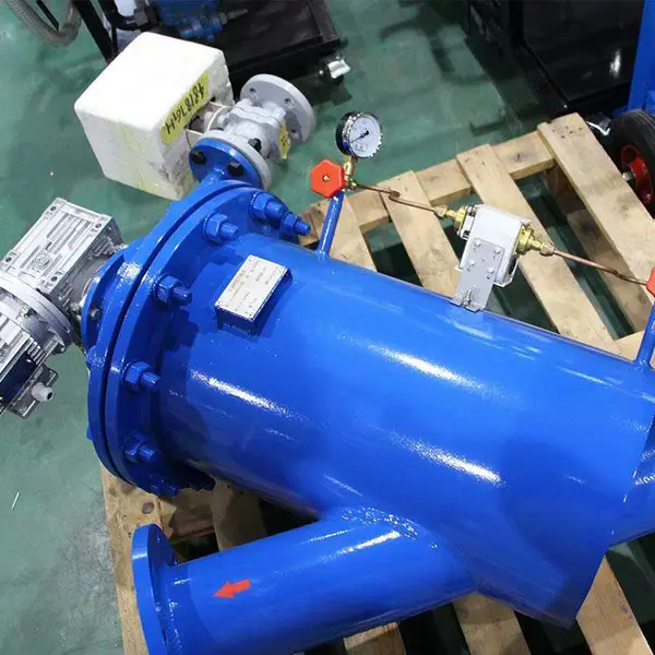立式 Y 型自清洗过滤器 深井原水预处理 Y 型自动刷洗除杂质设备