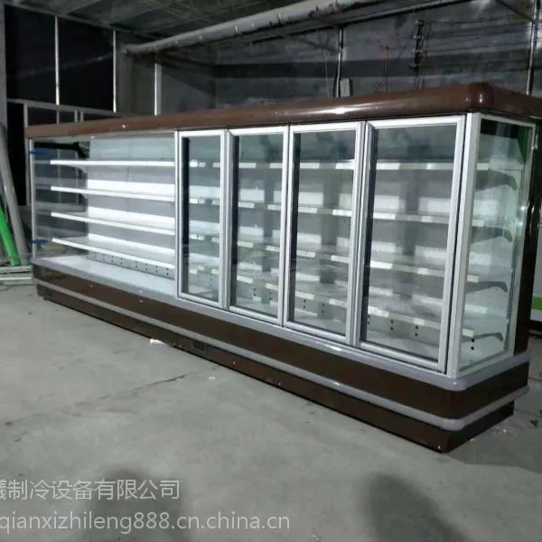 水果保鲜柜火锅店喷雾器加湿柜仟曦风幕柜多少钱一米