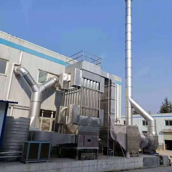 湛泽ZZSSJD-40K湿式静电除尘器塑料造粒油烟废气熔炉黑烟废气