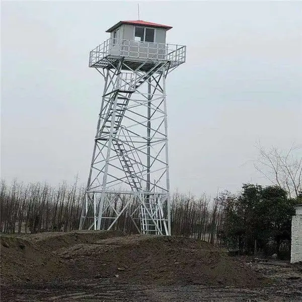 晟泓监控塔指示杆标志牌瞭望塔5G智慧灯杆电力塔