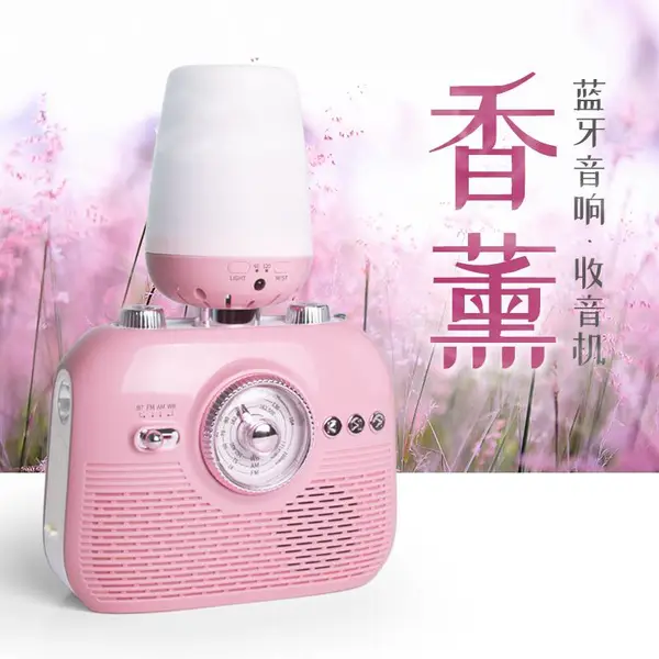 新岭南手摇手电筒台灯应急防灾收音机蓝牙音响香薰灯氛围灯